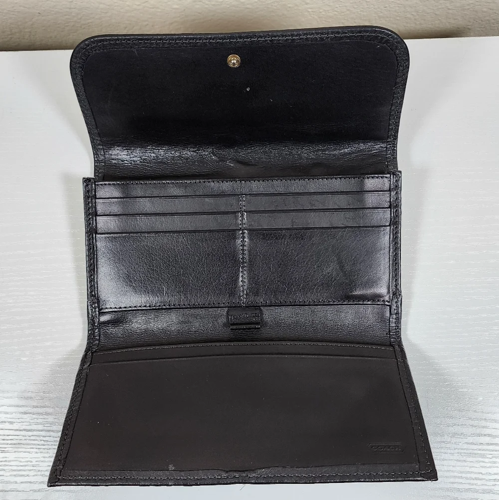 Vintage Coach Black Sonoma Wallet - Picture 8 of 11